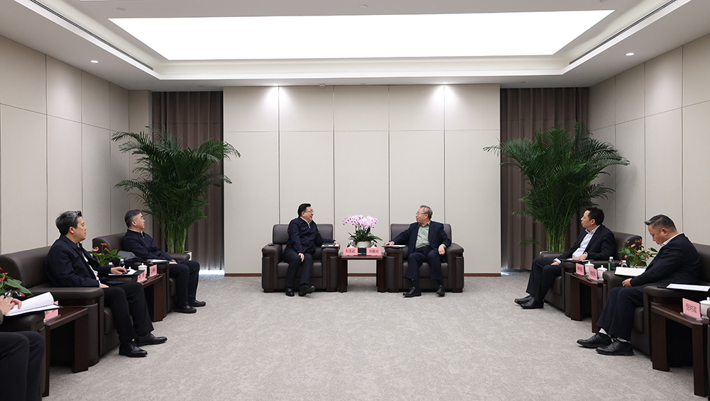 刘敬桢会见辽宁锦州市委书记刘克武