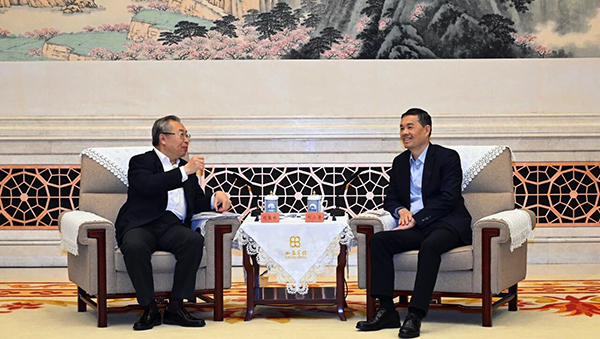 刘敬桢、徐鸿拜会江苏省委副书记、省长刘小涛