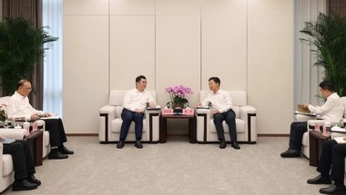 徐鸿会见广州市委副书记、市长孙志洋一行